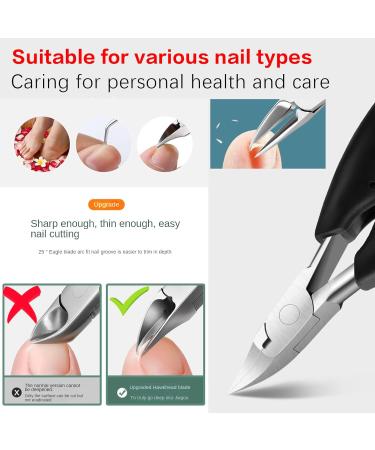 Manicure Set Nail Clippers Nail Scissors Nail File Cuticle Remover Cuticle Scissors Nail Set Cuticle Clippers Ingrown Toenails Set of 4 - Buy Online on GoSupps.com