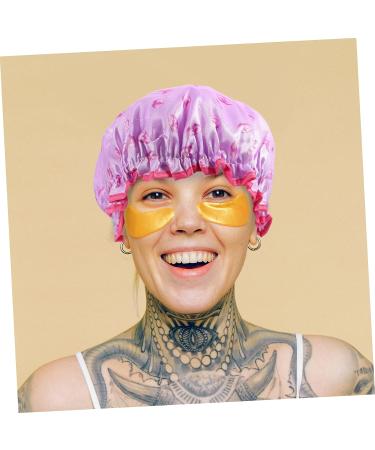 Healeved 2pcs Double-layer Satin-lined Shower Caps for Women - Peva Lining, Hair Drying Turban, Bathing Cap - Buy Online on GoSupps.com