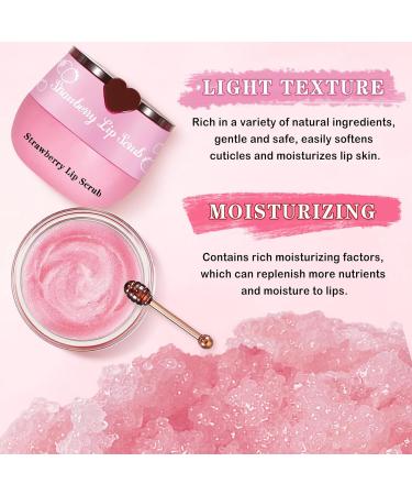 LZXLUKGIR 4PCS Lip Scrub and Mask Set,Strawberry and Honey Pot Lip Balm,Reduces Lip Lines Lip Exfoliator Scrub and Moisturizer,Repair Bee Lip Balm and Lip Scrub Set,Lip Mask Overnight - Buy Online on GoSupps.com