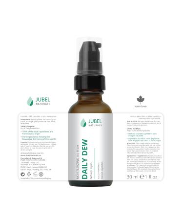 Natural Facial Oil Blend with Rosehip & Vitamin E | Vegan Anti-Wrinkle Serum | 100% Natural Skincare | 30ml Daily Dew Elixir - Buy Online on GoSupps.com