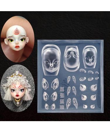 MCAORI Elf Ear Nail Stamping Templates Elf Doll Nail Art Molds Devil Horns DIY Nail Carving Mold Gift for Nail Art Enthusiasts - Buy Online on GoSupps.com