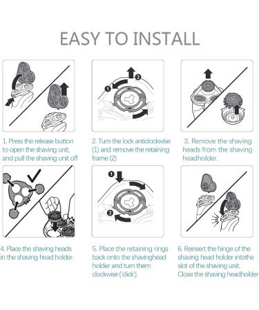 T tes De Rasoir De Rechange 3 Pi ces Compatibles Avec Philips S rie SH50 S5085 S5050 S5000 S5010 S5380 S5570 S5571 S5420 S5079 S5080 S5075 5081 T te 1set - Buy Online on GoSupps.com