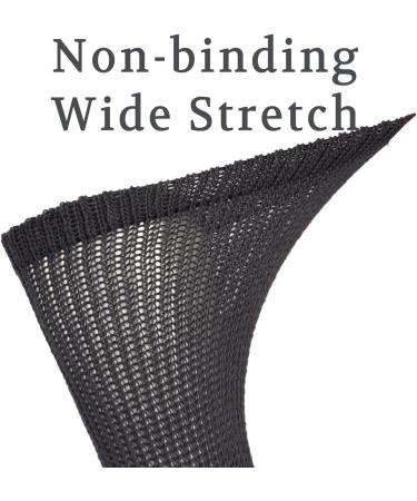 LIN PERFORMANCE Diabetic Crew Socks - Non-Binding & Cushioned 6 Pairs XL (Dark Grey 13-15) for Men & Women - Soft Comfortable & Supportive - Buy Online on GoSupps.com