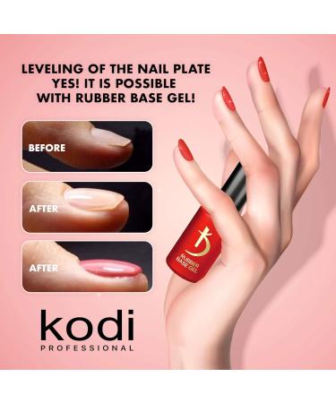 Buy Kodi Professional 2in1 Rubber Base & No Sticky Top Coat Gel - 15ml Each | International Shipping - Buy Online on GoSupps.com