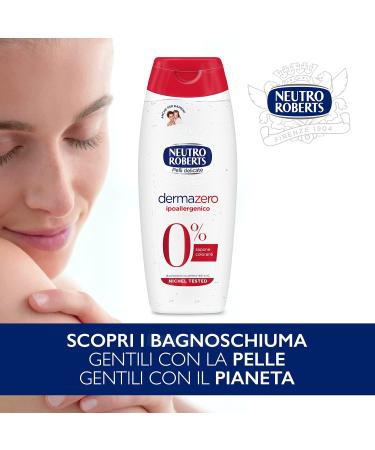  Neutro Roberts Neutro Roberts Dermazero Foaming Body Wash ideal for delicate and sensitive skin soap-free and dye-free suitable for daily use and for children's hygiene 4 x 700ml bottles 2.8L - Buy Online on GoSupps.com