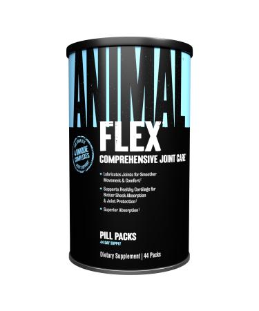 Animal Flex - Glucosamine Chondroitin Joint Supplement for Women and Men Discomfort with Turmeric MSM Boswellia for Cartilage Joint Health Muscles Back Knees Shoulder and Hip 44 Packs 44 Count (Pack of 1) 44 Packs