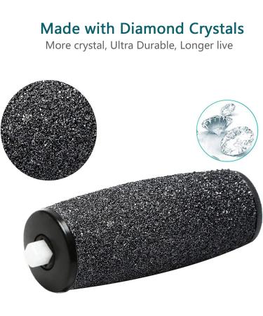 Pack of 9 Replacement Rollers for Electric Callus Remover - Ultimate Foot Care Tool for Smooth Healthy Feet | International Shipping Available - Buy Online on GoSupps.com