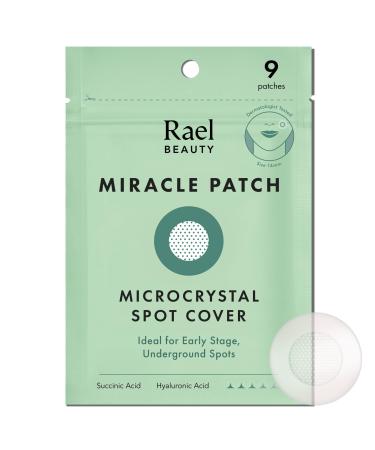 Rael Miracle Microcrystal Spot Cover - Hydrocolloid Patches with Tea Tree Oil Early Stage (9 Count) 9 count (Pack of 1)
