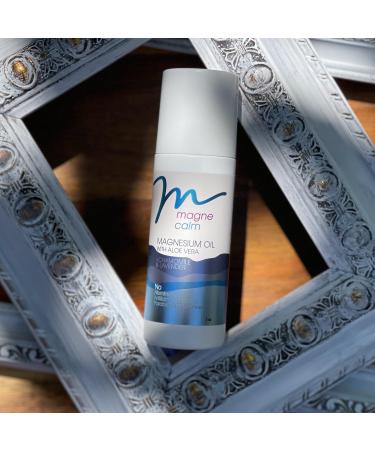 MagneCalm Roll-On with Lavender & Chamomile - Soothing Magnesium 3 oz - Buy Online on GoSupps.com
