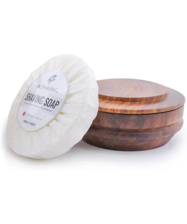 JAG Shaving Razor Set - Sustainable Wooden Bowl & Brush - Premium Shaving Soap with Lid - Eco-Friendly Shaving Cream Peels - Buy Online on GoSupps.com