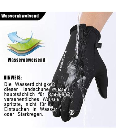 Buy B-Forest Winter Gloves - Warm Touchscreen Gloves for Men & Women | XL Gray for Running Hiking and Cycling - Buy Online on GoSupps.com