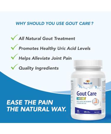 Gout Care Joint Supplement Reduces elevated uric acid blood levels which is an underlying cause of gout. With Black Cherry Extract Celery Seeds and Devil's Claw 100 capsules - MapleLife - Buy Online on GoSupps.com