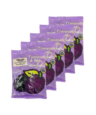 La Compagnie des Pruneaux Pack of 5 Pitted Agen Prunes - PGI - Bag 500 g