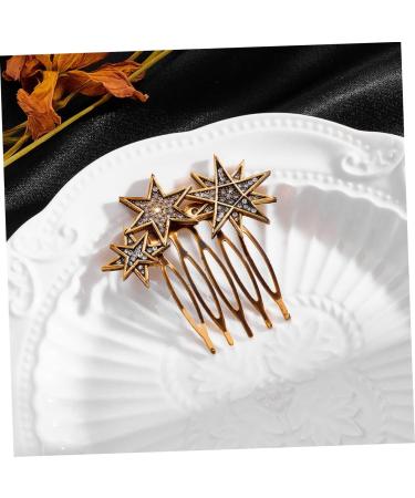 FOMIYES 3 Sets Star Moon Hairpin Retro Hair Side Comb Star Hair Accessories Metal Hair Clips Moon Decorations Wedding Headpiece for Bride Star Decor Alloy Rhinestones Hair Piece Bridesmaid - Buy Online on GoSupps.com