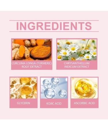 Turmeric Kojic Acid Cleansing Pads - Deep Exfoliating Face Cleansing for Radiant Skin (Pink - Buy Online on GoSupps.com