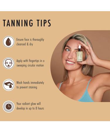 St Moriz Advanced Face Tanner Serum - Hydrating Self Tan with Q10 & Hyaluronic Acid for Natural Radiant Glow - 1.01 fl oz - Buy Online on GoSupps.com