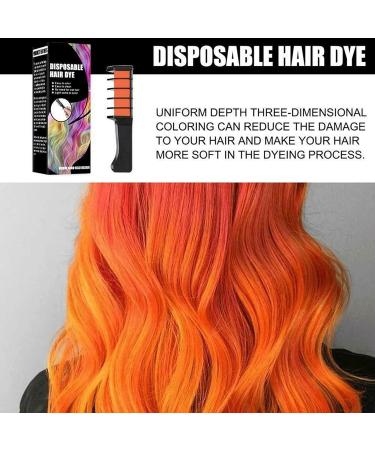 Buy Washable Hair Chalk Comb Set - Temporary Hair Dye Brush in Rose Red - 1/8 Colors for Vibrant Hair Transformations - Buy Online on GoSupps.com