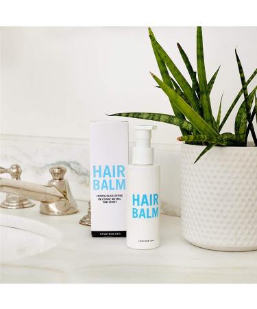 Hairstory Leave In Conditioning Balm for Curly Hair - 4oz Bottle | Frizz Control, Hydration, and Breakage Protection | Natural Ingredients, Sulfate-Free - Buy Online on GoSupps.com