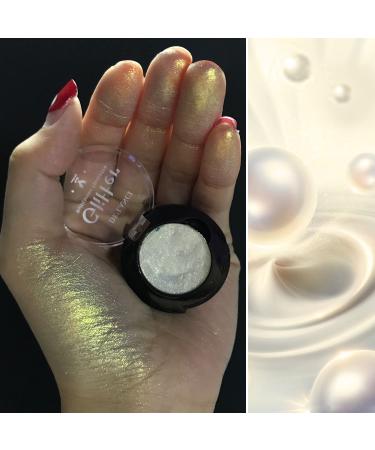 DE'LANCI Korean High Pigment Glitter Eyeshadow - Long Lasting Shimmer Gold, Waterproof & Sweat-Proof, Vegan & Cruelty-Free - Buy Online on GoSupps.com