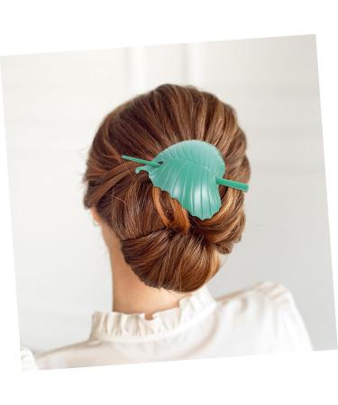 minkissy Green Leaf Hairpin Hair Pin Clips Hair Stick Pin Hair Barrettes for Girls Disk Hair Sticks Hair Clips Hair Cuff Clips Decorative Pins Retro Hairpin Decorate Vintage Plastic Women's - Buy Online on GoSupps.com