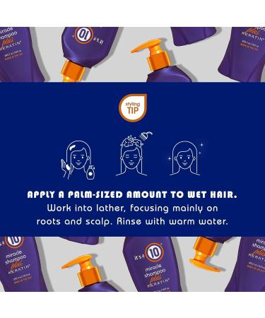 It's A 10 Miracle Shampoo with Keratin - 10 oz. Bottle - Buy Online on GoSupps.com