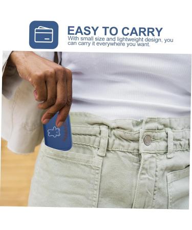 Solustrie 8-Piece Colored Contact Lenses Care Box - Travel-Friendly Plastic Container with Blue Caricature Design | Perfect Storage Solution - Buy Online on GoSupps.com