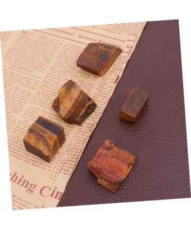 LALAFINA 5pcs African Decor Gemstone Rocks Irregular Material Natural Tiger's Eye Decorate Mineral Jewelry As Shown Size 1 - Buy Online on GoSupps.com