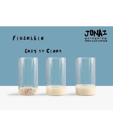 JUNAI Tofu Cat Litter 2.3kg Active-Carbon Pellet Natural Clumping Cat Litter flushable Biodegradable Kitty Litter Good for All cat Litter Box Lightweight dust Free and Odor Control Active-Carbon Pellet One Pack - Buy Online on GoSupps.com