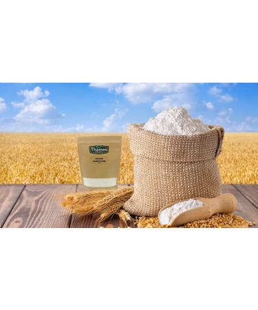 Thames Organic 500g Organic Barley Flour: Non-GMO, High-Fiber, Additive-Free - Ideal for Baking and Cooking - Buy Online on GoSupps.com