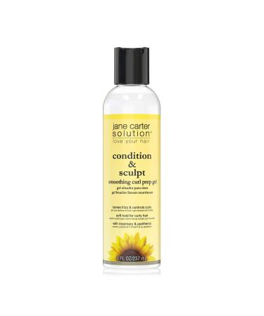 JANE CARTER SOLUTION Condition & Sculpt Smoothing Curl Prep Gel (8oz) - Soft Hold  Smoothing  Moisturizing