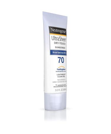 Neutrogena Ultra Sheer SPF 70 Sunscreen Lotion - 3 Fl Oz, Water Resistant & Non-Greasy - Buy Online on GoSupps.com