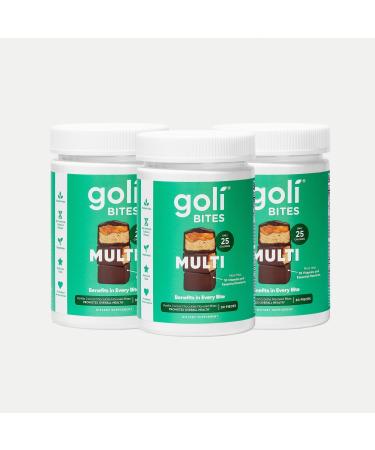 Goli Multi Vitamin Bites - 90 Count - Milk Chocolate Vanilla Cocoa Flavor 10+ Vitamins & Nutrients for Overall Health & Wellbeing, Immune Support, Nervous System Support, Bone and Muscular Health 3
