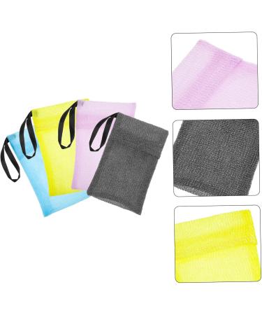 CANIGHT 4 Pcs Bar Soap Pouch for Bathing Mesh Soap Bag Soap Net Bag Bathing Exfoliating Soap Pouch Nylon - Buy Online on GoSupps.com