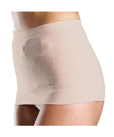 Corsinel Stomasafe plus two -layer belly bandage for secure fixing the stoma bag elastic belly band with extra support effect with increased activity beige L/XL beige L/XL (1 Pack) - Buy Online on GoSupps.com