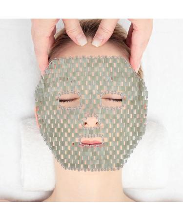 jojofuny Masque Visage Jade Naturel Rafra chissant pour Spa Apaisant les Poches et Irritations Nettoie Facilement - Buy Online on GoSupps.com