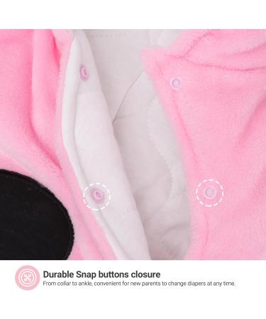 Baby Hooded Flannel Winter Romper | Boys Girls Snowsuit Jumpsuit 9-12 Months - Buy Online on GoSupps.com