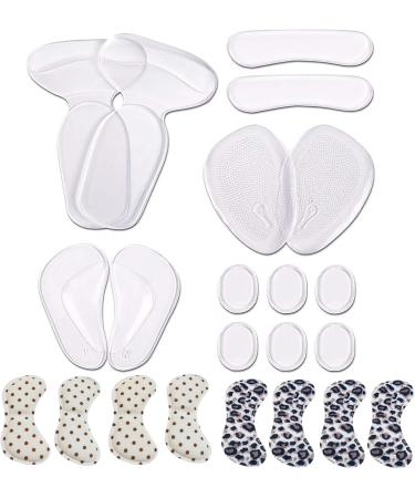 Fiyuer 30-Piece Heel Cushion Inserts - Gel Sponge Pads for Comfortable Footwear | Forefoot Shoe Support for Men & Women - Buy Online on GoSupps.com
