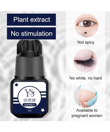 Eyelash Adhesive Glue 5ml Strong Hold Lash Bond Mild Waterproof Eyelash Glue for Lash Clusters Long Lasting False Eyelash Bond Fast Drying Waterproof Lash Glue for Lash Extension Pochy 5 Ml - Buy Online on GoSupps.com