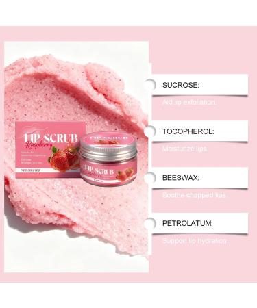 Lip Scrub for Women - 30g Softening Nourishing and Moisturizing Treatment | Moisturizing Scrub for Daily Routine Makeup Preparation Travel Morning Evening Winter - Buy Online on GoSupps.com
