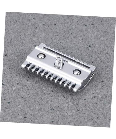 Hapinary Long-Lasting Metal Safety Razor Head | Replacement for Electric Shavers | Robust Men's Grooming Tool with Wooden Bracket - Buy Online on GoSupps.com