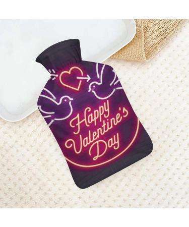 Hot Water Bottle with Lid - Rubber Hot Water Bag for Pain Relief Cramps & Foot Warmer - Comfort & Therapy Solution - Buy Online on GoSupps.com