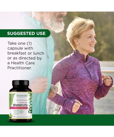 Buy Emerald Laboratories CoEnzymated Women's 45+ Multi - 30 Vegetable Capsules | Best Daily Supplement - Buy Online on GoSupps.com