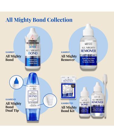 Kiss All Mighty Bond Dual Tip Applicator & Remover Set - Professional Nail Adhesive Tool - Buy Online on GoSupps.com