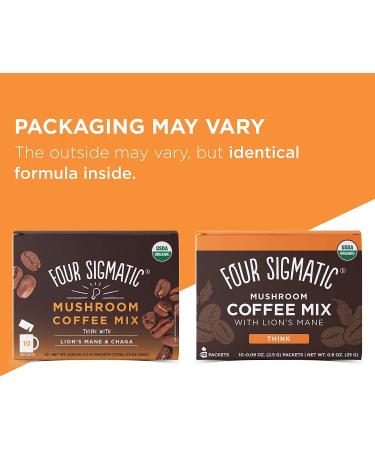  Four Sigmatic SIGMATIC FSF Oven Pack of 6 Lion's Mane and Chaga Mushroom Coffee Bags 10 sachets - Buy Online on GoSupps.com