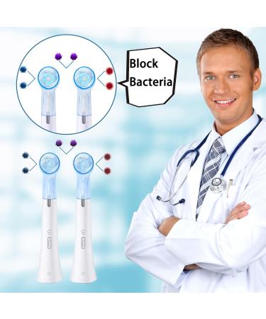 Vinuwu Toothbrush Covers for Oral-B iO Brush Heads | 8-Piece Travel Set in 5 Colors | Compatible with Oral-B PER 3/iO 9 - Buy Online on GoSupps.com