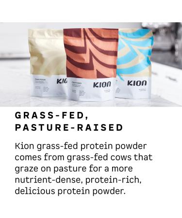 Kion Clean Protein | Grass-Fed & Pasture-Raised Whey Isolate Protein Powder | Smooth Vanilla | 30 Servings Vanilla 1.54 Pound (Pack of 1) - Buy Online on GoSupps.com