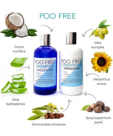 99% POO FREE Natural - SHAMPOO - Fragrance Free - 250 ml. Sulfate Free Paraben Free Silicone Free. Concentrated Low Foam with Easy Rinse. pH Balanced Gentle Suitable for Sensitive Skin. - Buy Online on GoSupps.com