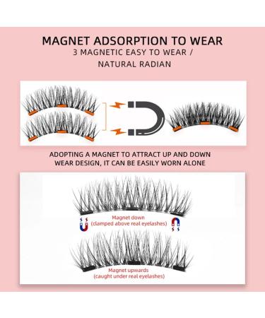 RZJZGZ Magnetic Eyelashes Natural Look Reusable Cat Eye Magnetic Lashes with Applicator Magnetic Eyelashes without Eyeliner Magnetic Lashes Kit No Glue or Eyeliner Needed (24P-4) - Buy Online on GoSupps.com