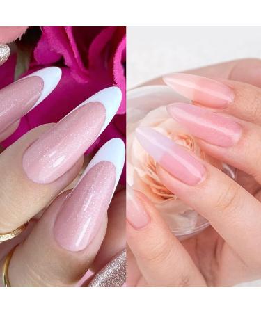 15ml Light Pink Glitter Builder Gel for Nail Repair & Extension - UV/LED Strengthening Formula for Split Nails Protection - Buy Online on GoSupps.com