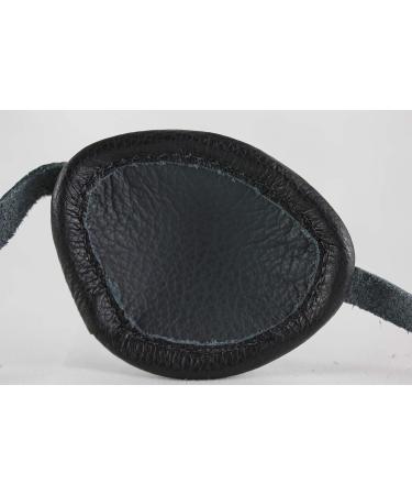 Buy Premium Leather Eyepatch for Left Eye - Full Grain Adjustable Comfortable Sanitary - Made in USA - Buy Online on GoSupps.com